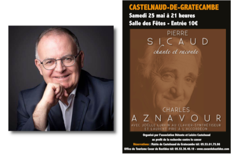 Radiobastides - Initiatives Citoyennes Concert Pierre Sicaud à Castelnaud-de-Gratecambe