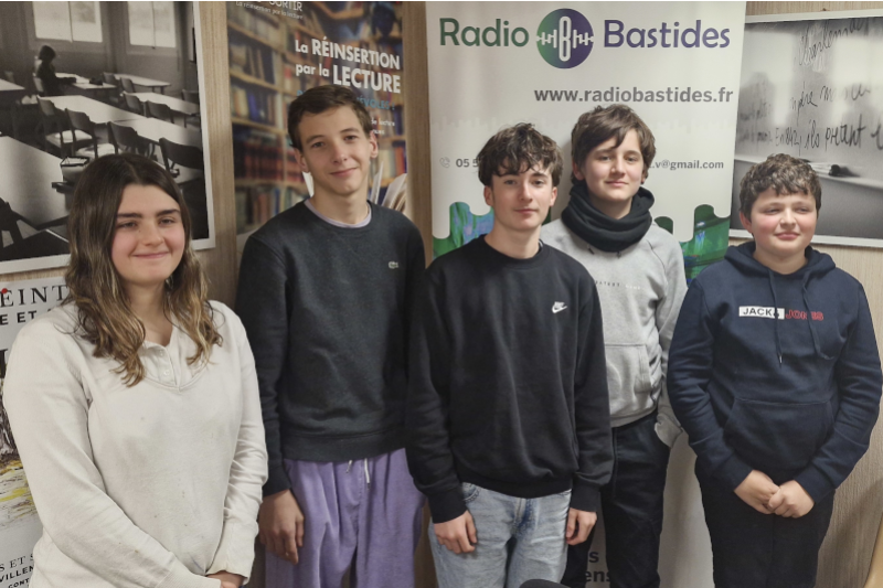 Radiobastides - L’École De La Vie MFR de Pujols - Bilan des stages - Premier groupe