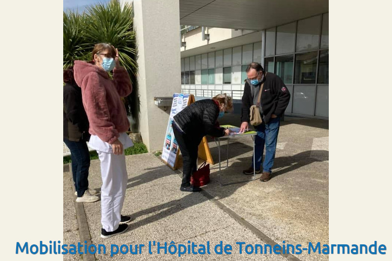 Radiobastides - Initiatives Citoyennes Mobilisation à l'Hôpital de Tonneins-Marmande