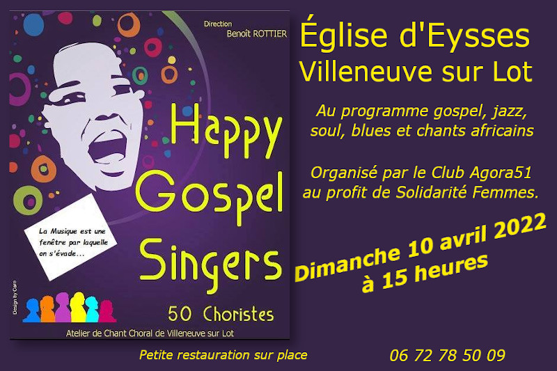 Radiobastides - Initiatives Citoyennes Happy Gospel Singers en concert