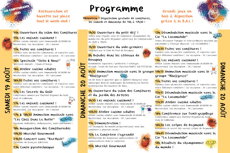 Radiobastides - Matinale Buissonnière Confituriales 2023